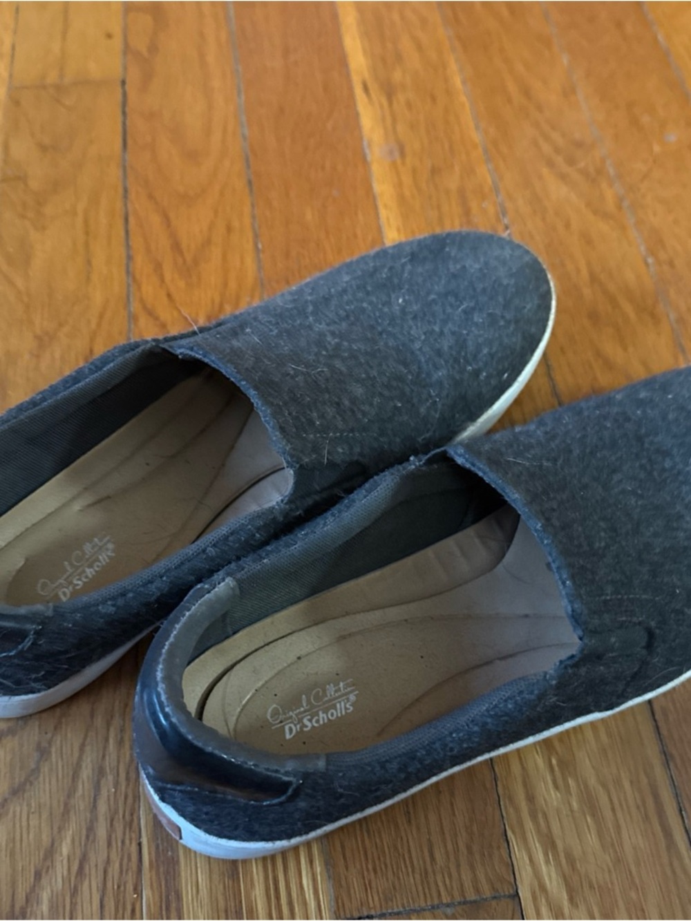 Dr. Scholl's Women's Dark Gray Slip-On Loafers